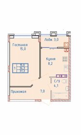 Квартира 38 м², 1-комнатная - изображение 4