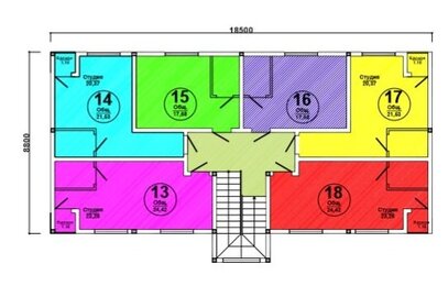 23,5 м², квартира-студия 4 725 000 ₽ - изображение 45