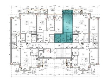 41,1 м², 1-комнатная квартира 5 137 500 ₽ - изображение 45