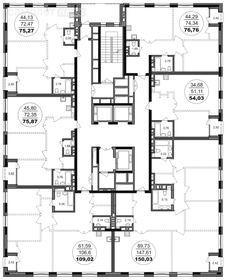 Квартира 75,8 м², 1-комнатная - изображение 2