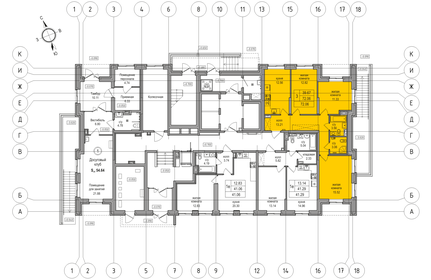 73,6 м², 3-комнатная квартира 13 100 800 ₽ - изображение 51