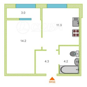 Квартира 35 м², 1-комнатная - изображение 1