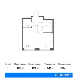 31,4 м², 1-комнатная квартира 6 960 040 ₽ - изображение 17