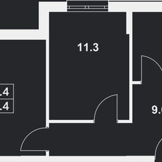 Квартира 52,4 м², 2-комнатная - изображение 3