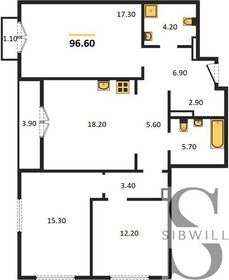 83,3 м², 3-комнатная квартира 16 100 000 ₽ - изображение 24