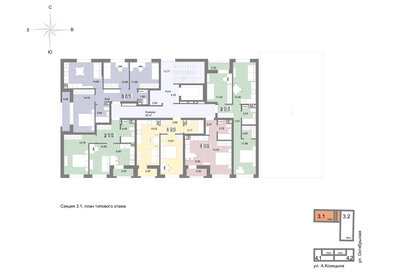 Квартира 52,3 м², 2-комнатная - изображение 2