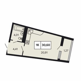 30 м², квартира-студия 11 000 000 ₽ - изображение 117