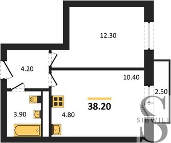 34 м², 1-комнатная квартира 6 490 000 ₽ - изображение 24