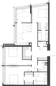 129,7 м², 3-комнатная квартира 95 806 616 ₽ - изображение 29