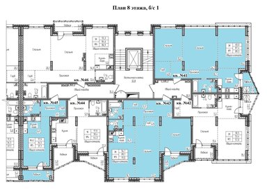 37,1 м², 1-комнатная квартира 5 490 800 ₽ - изображение 119