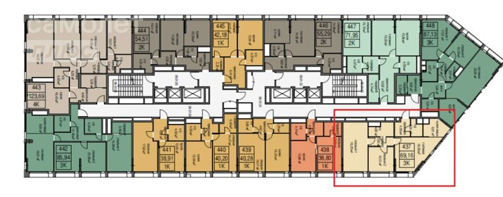 75,9 м², 4-комнатная квартира 38 936 700 ₽ - изображение 2