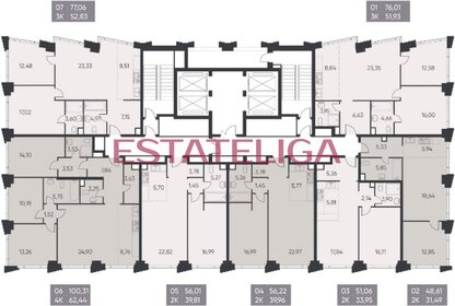 Квартира 57 м², 2-комнатная - изображение 2