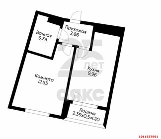 28,7 м², 1-комнатная квартира 5 550 000 ₽ - изображение 38