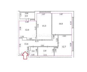 Квартира 80,3 м², 3-комнатная - изображение 1