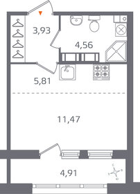 28,3 м², квартира-студия 8 260 538 ₽ - изображение 11