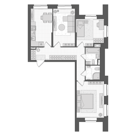 78,6 м², 3-комнатная квартира 10 200 000 ₽ - изображение 83