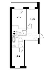 56 м², 3-комнатная квартира 6 150 000 ₽ - изображение 24