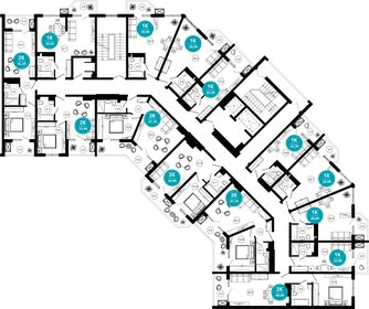 32,1 м², 1-комнатная квартира 11 000 000 ₽ - изображение 101