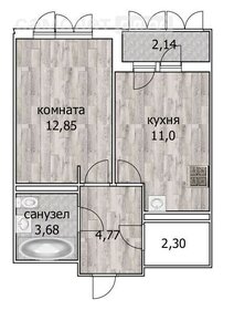 25,8 м², 1-комнатная квартира 3 600 000 ₽ - изображение 62