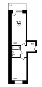 35 м², 1-комнатная квартира 5 050 000 ₽ - изображение 18