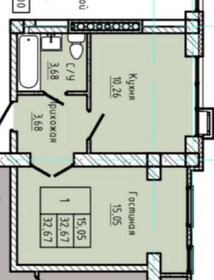 59,7 м², 2-комнатная квартира 2 687 002 ₽ - изображение 39