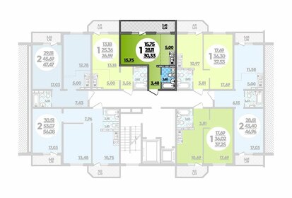 26 м², 1-комнатная квартира 4 200 000 ₽ - изображение 117