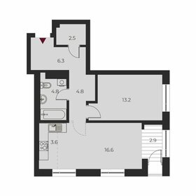 54,7 м², 2-комнатная квартира 10 300 000 ₽ - изображение 26