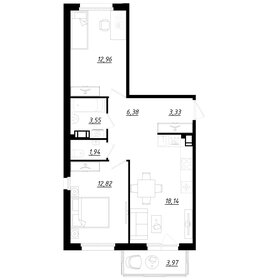 Квартира 60,3 м², 2-комнатная - изображение 1