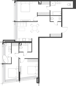 125,2 м², 3-комнатная квартира 92 762 128 ₽ - изображение 26