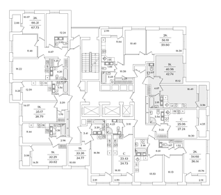 Квартира 42,7 м², 1-комнатная - изображение 2