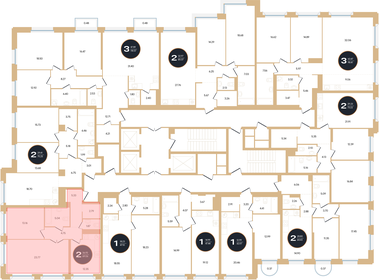 67,5 м², 2-комнатная квартира 15 045 810 ₽ - изображение 24