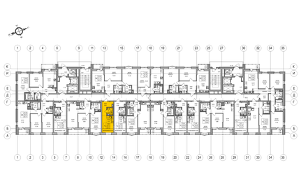 21 м², квартира-студия 4 800 000 ₽ - изображение 26