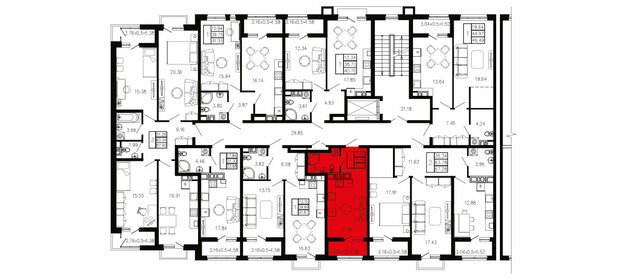 22,8 м², квартира-студия 2 732 400 ₽ - изображение 27