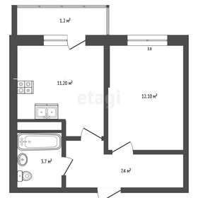 Квартира 38 м², 1-комнатная - изображение 2