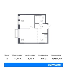 34,5 м², 1-комнатная квартира 5 900 000 ₽ - изображение 37