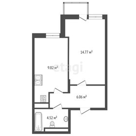 Квартира 34 м², 1-комнатная - изображение 2