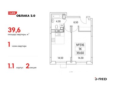 39,7 м², 1-комнатная квартира 10 329 940 ₽ - изображение 79