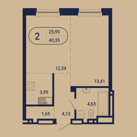 40,8 м², квартира-студия 13 800 000 ₽ - изображение 8