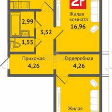 Квартира 65,4 м², 2-комнатная - изображение 3