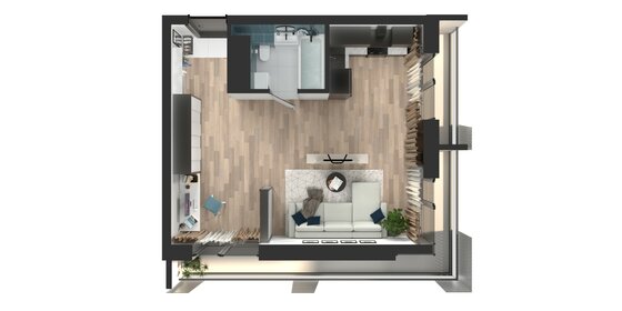 42 м², квартира-студия 10 294 900 ₽ - изображение 47