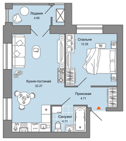 47 м², 2-комнатная квартира 6 700 650 ₽ - изображение 33