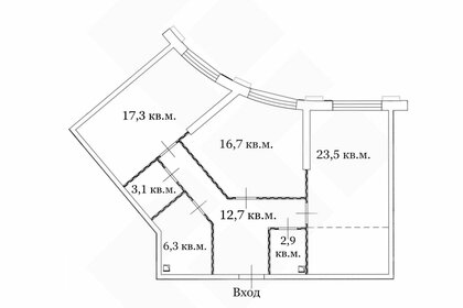 Квартира 82,5 м², 3-комнатная - изображение 1