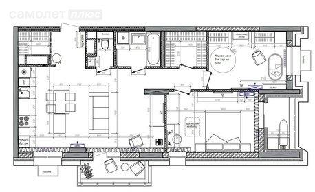Квартира 83,3 м², 3-комнатная - изображение 1