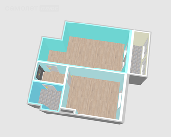 Квартира 35 м², 1-комнатная - изображение 3