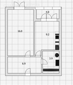 Квартира 40 м², 1-комнатная - изображение 1