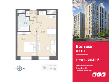 36,6 м², 1-комнатная квартира 9 400 000 ₽ - изображение 11