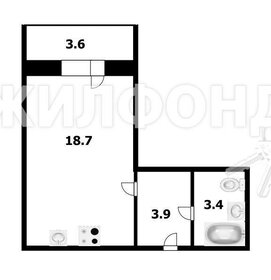 Квартира 29,6 м², студия - изображение 1