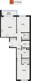 165,1 м², 4-комнатная квартира 24 990 000 ₽ - изображение 149