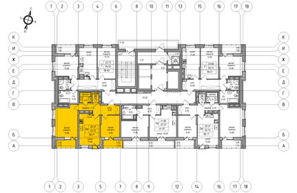 52,7 м², 2-комнатная квартира 11 149 745 ₽ - изображение 29