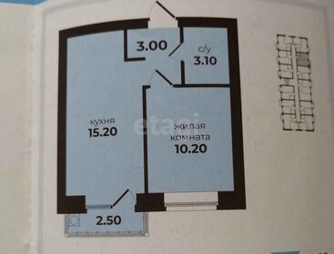 40,7 м², 1-комнатная квартира 2 450 000 ₽ - изображение 20
